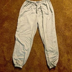 Pretty little things plus size gray sweatpants 20